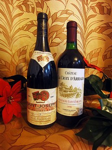 Vintage 1 La Croix d'Arrialh 1998 1 Saint Joseph, de Boysset Chol 1997 Promo Price: 3700