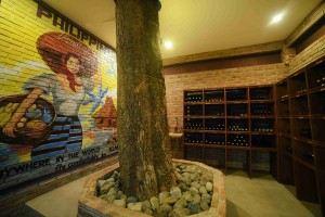 Wine Cellar in the best restaurant in Anilao Batangas